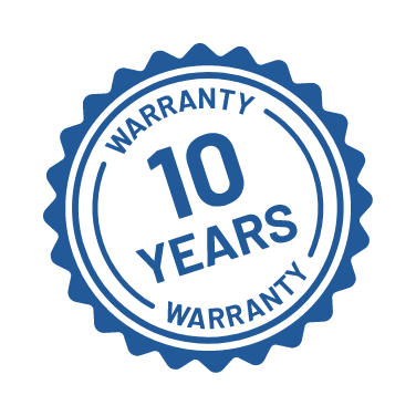 10 Years Warranty Badge